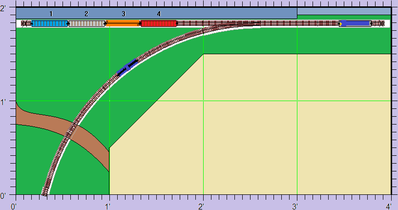 2x6' sectional layout