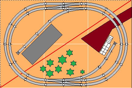 2x3' double-track layout