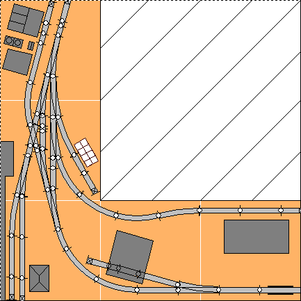 36x36-inch shelf layout