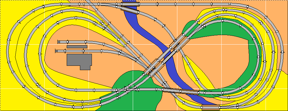 Interlaced figure-8's on a door