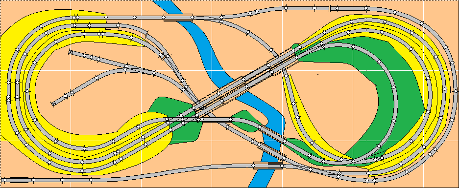 Interlaced figure-8's on a door