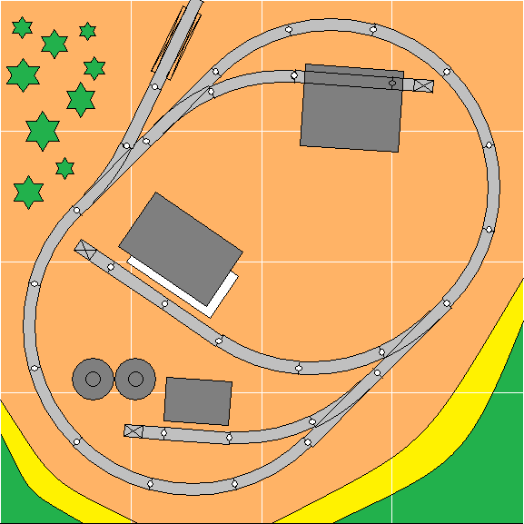 Urban sceneon a 48x48