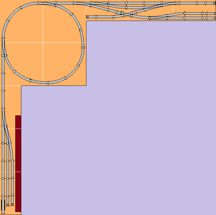 5x5' corner layout